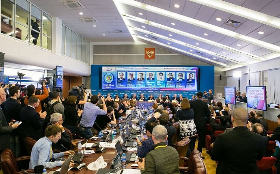 ЦИК обработал 99,75% протоколов на президентских выборах РФ
